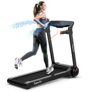 SuperFit 3HP Folding Electric Treadmill Running Machine w/ Speaker Red