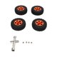 thumbnail image 1 of Ruedas y neumáticos de coche RC para Axial SCX24 modelo 1/24 accesorios de actualización de coche de Control remoto naranja, 1 of 10
