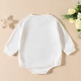 thumbnail image 4 of Coerni Baby Boy Girl My First St Patricks Day Outfit Long Sleeve Bubble Romper Sweatshirt Cloverss Print 1 Piece Bodysuit, 4 of 6
