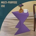 thumbnail image 4 of Mesa Lateral Triangular LeisureMod Moderna Morada 39x40x43 cm, 4 of 9