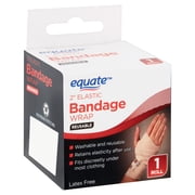 Equate Reusable 2" Elastic Bandage Wrap, 1 Roll - Comfortable Support for Injuries and Strains