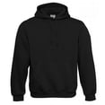 thumbnail image 1 of B&C - Sudadera con capucha hombre/caballero - Deporte/Gimnasio/Running (Negro), 1 of 1