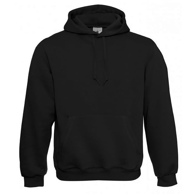 B&C - Sudadera con capucha hombre/caballero - Deporte/Gimnasio/Running (Negro)