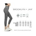 thumbnail image 6 of BROOKLYN + JAX Yoga Leggings for Women - High Waist - Running - Full or 7/8 Length, 6 of 6