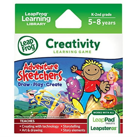 LeapFrog Adventure Sketchers! Draw, Play, Create Learning Game (for LeapPad Tablets and (Best Leappad 2 Games)