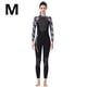 thumbnail image 3 of DivaSail Wetsuits Buceo Traje de buceo Hombre y traje de mujer de manga larga de manga larga Pantalones largos Cuerpo completo Traje de baño transpirable Pieles de buceo Mujeres Negro / blanco 【M】 seitruly OD003283-07, 3 of 7