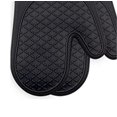 thumbnail image 2 of 4 Pcs Silicone Oven Mitts And Pot Holders Set (black), 2 of 3