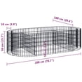 thumbnail image 2 of vidaXL Gabion Raised Bed Galvanized Iron 78.7"x39.4"x19.7", 2 of 7
