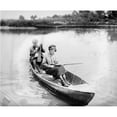 thumbnail image 2 of Man And Woman In A Canoe History (24 x 18), 2 of 2