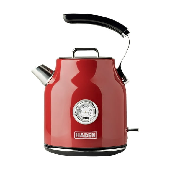 Open Box Haden Dorset 1.7 Liter Stainless Steel Electric Kettle, Red