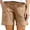 Khaki-A3, variant on Comfy Stretch Twill Shorts for Women Casual Summer Shorts Elastic Waist Pull on Denim Jean Shorts Plus Size Army Green M