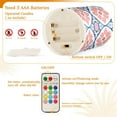 thumbnail image 5 of Yayeee Flameless Candles with Remote Flickering Battery Operated Multi Color Changing, Daisy Mosaic, 5 of 7