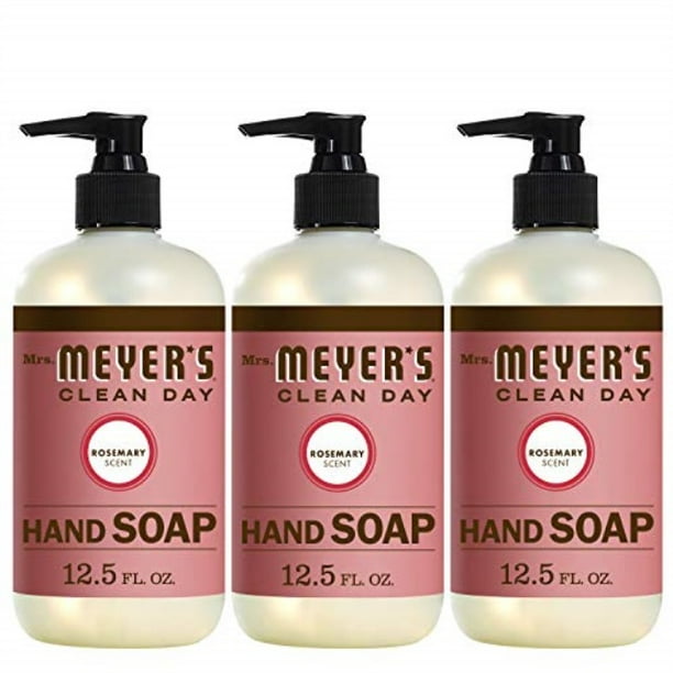 mrs. meyers clean day hand soap, rosemary, 12.5 fl oz, 3 ct Walmart