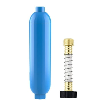 Fiocias RV Filter for Water Hose Flexible Hose Protector Removes Odor RV Water Purifier
