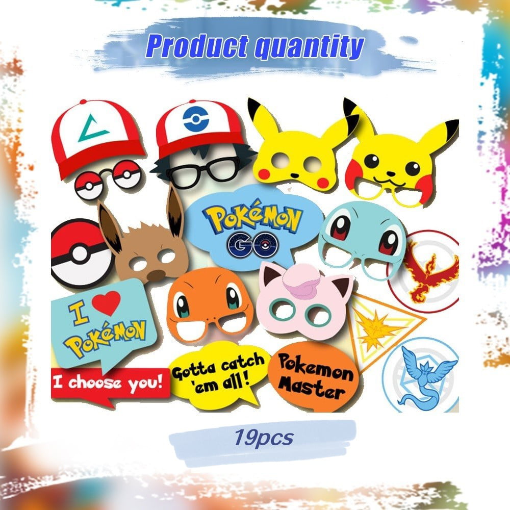40x Personalised Pokemon Party Stickers Thanks For Coming Boys Girls K –  Epic Modz