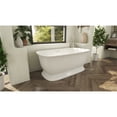 thumbnail image 4 of Dreamline BTADX3267C00 Ascend 67" Free Standing Acrylic Soaking Tub - White, 4 of 5
