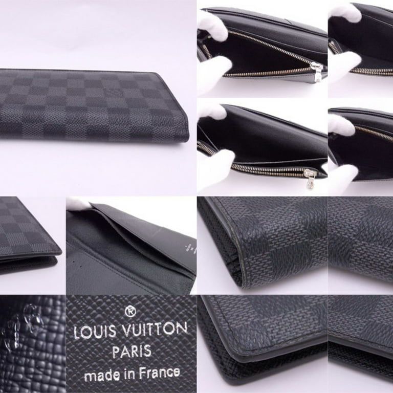 Authenticated Used Louis Vuitton Bifold Long Wallet Damier