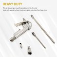 thumbnail image 3 of Air Blow  Kit Mini Replaceable Nozzles Easy Operating Portable Design for Dust Removal Aluminum Alloy Material, 3 of 7