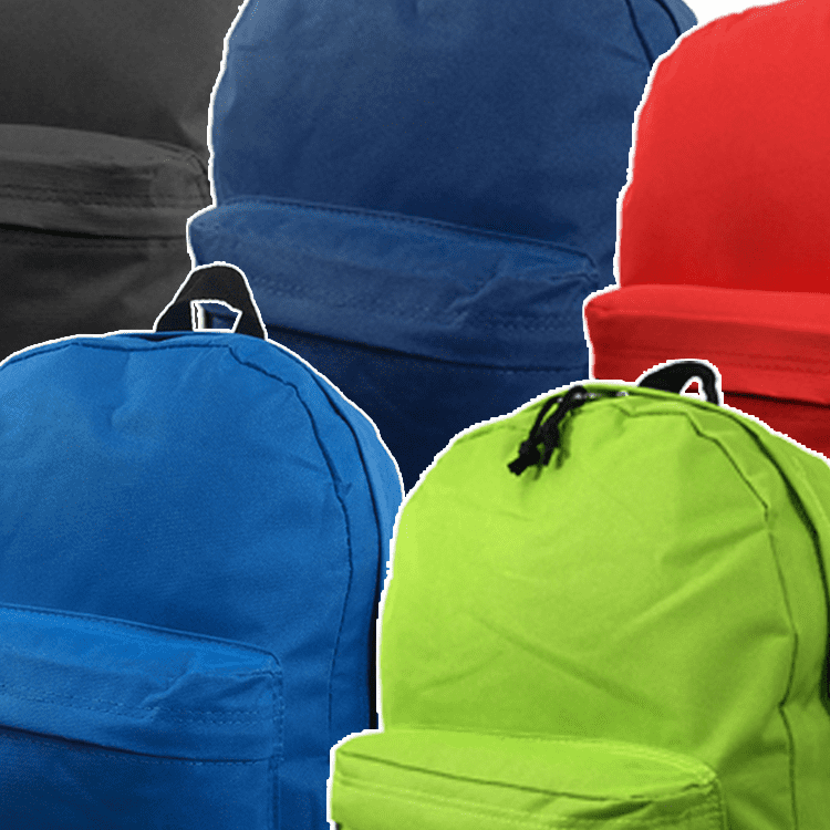 がくがくちゃん K-Cliffs Classic School Backpack - 18x13x6 Polyester - Green