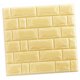 thumbnail image 5 of Per y pegar 3D Tile Brick Wall Sticker DIY Panel de papel tapiz impermeable 30x30cm dorado Sunnimix Adhesivo de pared de ladrillo de azulejos 3D, 5 of 7