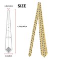 thumbnail image 5 of Happy Easter Day 2024 Colorful Eggs and Rabbit Pattern Neckties Men's Neck Tie for Outdoor Wedding Party Meeting Outfit Gifts, 5 of 7