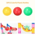 thumbnail image 3 of Construcción Marble Run Race Track DIY Building Railway 109 piezas, 3 of 8