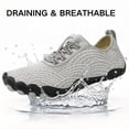 thumbnail image 3 of CHICVOMEY Water Shoes for Women Men Wide Toe Barefoot Shoes Breathable Non-Slip Water Shoes Athletic Footwear for Walking Running Swimming, 3 of 7