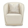 thumbnail image 3 of Michael Amini La Rachelle Swivel Accent Chair in Gold Rush and Chardonnay, 3 of 11