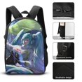 thumbnail image 3 of Hatsune Miku Backpack Study Smart System Organized Bookbag with Brain Food Lunch Kit, 3 of 5