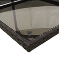 thumbnail image 6 of vidaXL 9 Piece Patio Dining Set with Cushions Black Poly Rattan, 6 of 8