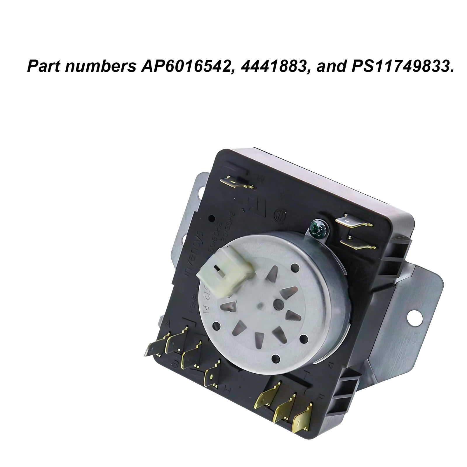 TOP-MAX W10185992 Dryer Timer Replacement, Fit for Whirlpool & Maytag, Replace AP6016542, 4441883, and PS11749833