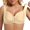Beige, variant on Arlun,Plus Size Front Closure Bras for Women Smooth Seamless Push up Support Bra Breathable Soft Comfort Adjustable Thin Everyday Bras for All Seasons Black 115C