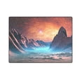thumbnail image 3 of CADecor Fantasy Landscape With Mountains Throw Blanket Bed Sofa Blanket 58x80 inches, 3 of 3