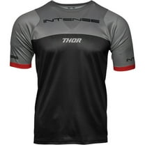 Thor Intense Assist Dart Mens MTB Mountain Bike Jersey Gray/Black MD
