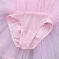 thumbnail image 6 of iEFiEL Kids Girls Ruffled Cap Sleeve Ballet Leotard Dancewear Sequined Ballet Dance Gymnastics Leotard Tutu Dress A Light Pink 7-8, 6 of 7