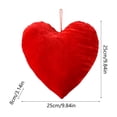 thumbnail image 3 of Adorno colgante de corazón rojo con enredadera | Adorno decorativo de ratán con forma de lágrima y temática de amor | Decoración para el hogar en fiestas de San Valentín, 3 of 6