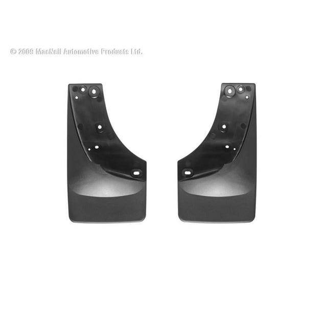 Weathertech Boue 110005 Ajustement Direct; Ensemble de 2; Profilé; Sans Logo; Noir; Thermoplastique; Système de Fixation Rapide