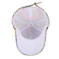 thumbnail image 6 of Helii Women Floral Print Baseball Cap Rhinestone Bling Hat Adjustable Cotton Summer Cap Vintage Flower Embroidery Hat Curved Brim Sun Cap Brown,One Size, 6 of 6