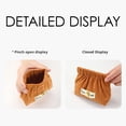 thumbnail image 6 of Corduroy Elastic Storage Bag, Mini Travel Cosmetic Bag, Portable Makeup StorageBag Hair Tie Organizer Storage Clutch, Cute Hair Clips Jewelry Organizer for Women, 6 of 7