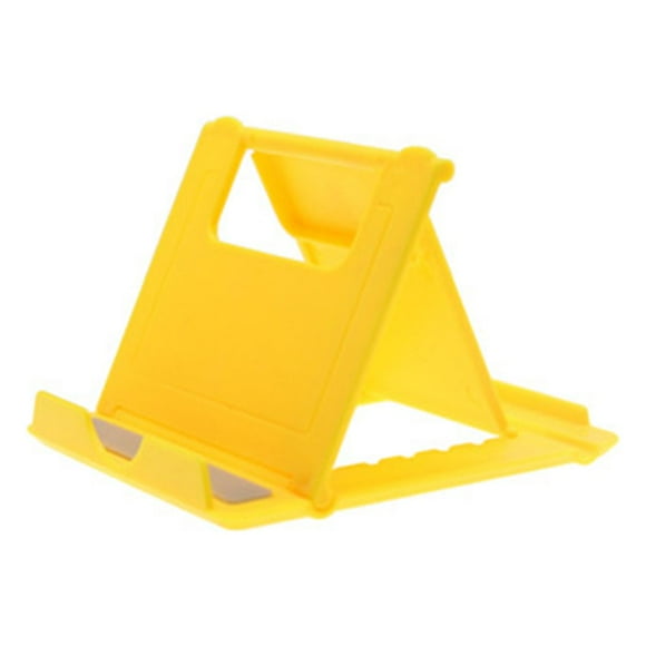 Creative lazy mobile phone tablet universal folding bracket Yellow (with