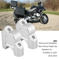 thumbnail image 2 of Adaptadores de altura de abrazadera para elevador de manillar de motocicleta de aluminio CNC para R1200GS LC ADV 14-18, 2 of 13