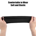 thumbnail image 5 of Unique Bargains 1 Pcs Adjustable Nonslip Sweat Wicking Tennis Tie Headband Sweatband for Men Women Black, 5 of 6