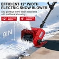 thumbnail image 6 of HuiXinOu Cordless Electric Snow Broom, Foldable Handheld Snow Removal Tool for Light Snow, Quick Clearing of Cars, Steps, Sidewalks, and Patios, 6 of 6