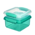 thumbnail image 2 of Sistema Klip It Lunch Plus with Sandwich Plastic Food Storage Containers, Set of 2, 2 of 6