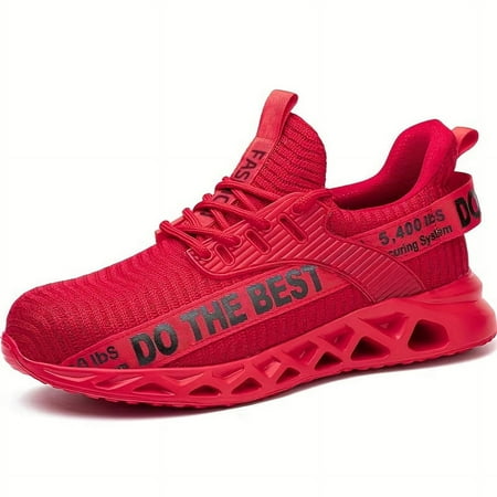

Men s Work Safety Shoes Puncture Proof Anti-skid Steel Toe Outdoor Work Shoes Rubber Sole Breathable Industrial Construction Sneakers