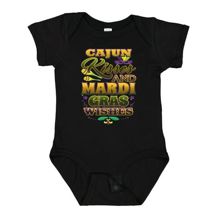 

Inktastic Mardi Gras Wishes Cajun Kisses Boys or Girls Baby Bodysuit