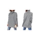 thumbnail image 2 of Suéteres de Cuello Alto de Gran Tamaño para Mujer, Larga de Murciélago, Dobladillo Abierto, Túnica, Suéter de Punto, Tops Gris L, 2 of 5
