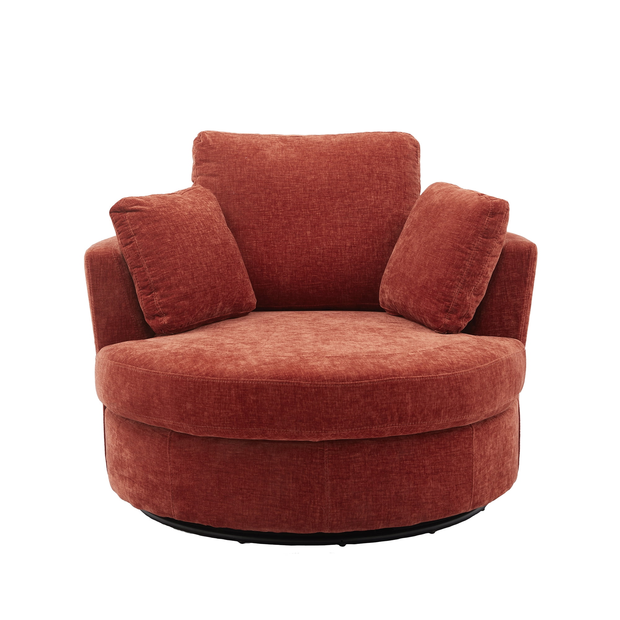 Minorca elegant round swivel barrel online chair