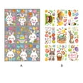 thumbnail image 3 of 9 Sheets Easter Window Stickers Background Sticker Festival Ornament Wall Decoration Party Supplies Scene Layout Glass Decal Type 1, 3 of 7