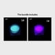 thumbnail image 1 of Glow-in-the-Dark Nail Polish Powder - Neon Colors, Bright Luminous Pigment, Punk Gothic Fashion Nail Art Decoration, 1 of 5